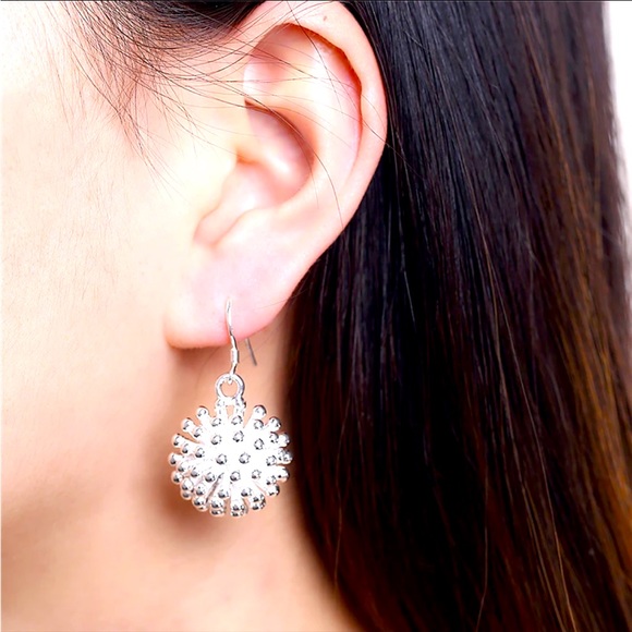 925 Sterling Silver Set! Ios island! Necklace and earrings. - Picture 5 of 6